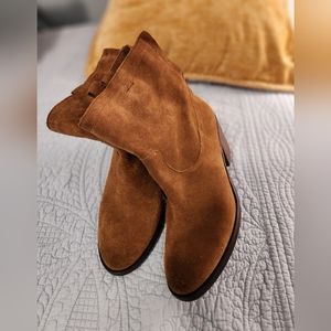 Sam Edelman leather zip boots  size 7